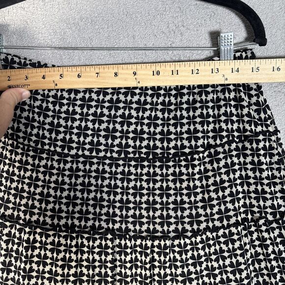 Max Studio Maxi Skirt Women’s Size M Tiered Chiffon Boho Ditsy Girl Ruffle Hem - Picture 7 of 15